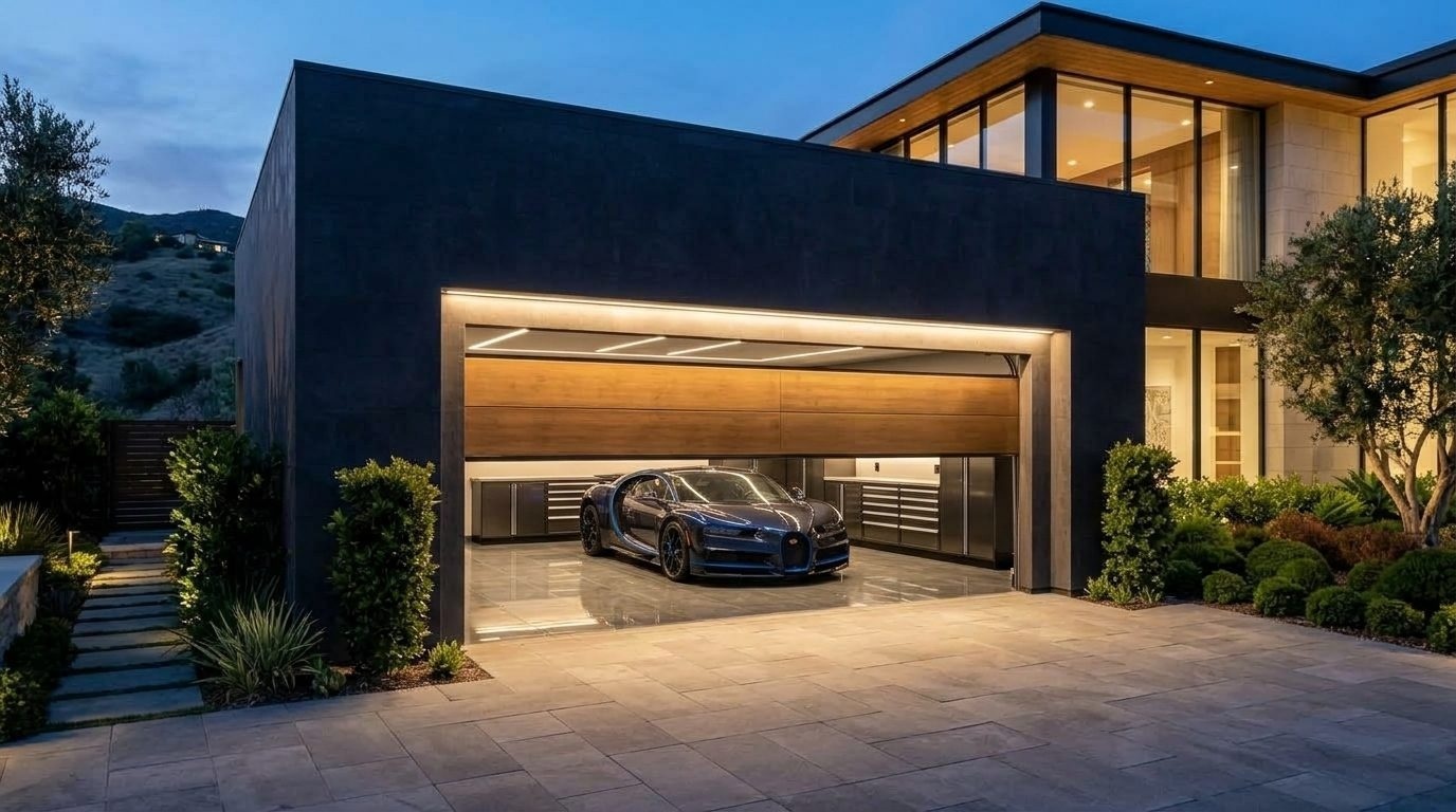 Smart Garage Door Repair Tariq Garage Door Gliding Open Revealing Warm Illuminated Interior